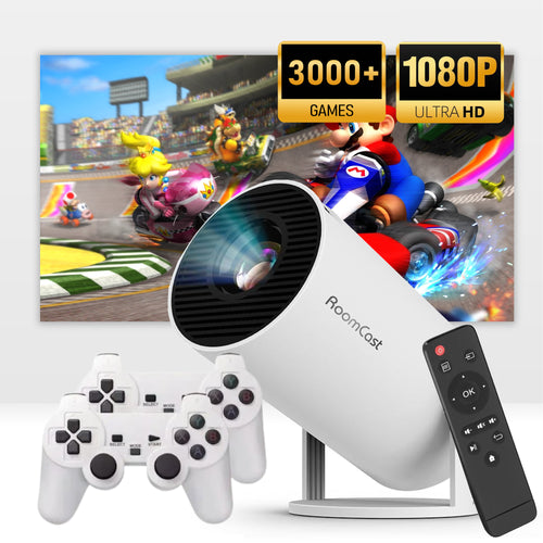 RoomCast™ Portable Gaming Projector (Bundle) -  TF Gamecard + Smarthub + Wireless ScreenCast