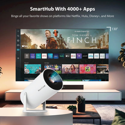 RoomCast™  Pro 1 Smart Projector - SmartHub | 130" Display | Bluetooth 5.0 & Wifi 6